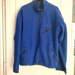 Marmot ハーフジップアップフリース 青90s 最終処分！