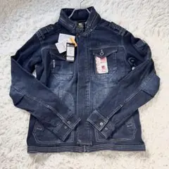【新品】 人気色 アイズフロンティア デニムジャケット 7250 L ストレッチ
