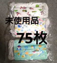 【75枚】Skater 子供用　不織布マスク キッズ　マスク　子供