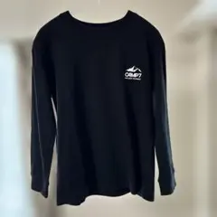 CAMP7 長袖 カットソー ブラック 150cm