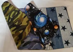 ★値下げ【ハンドメイド】リバーシブルランチョンマット2枚/32*23/スター