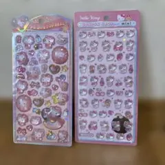 ボンボンドロップシールミニ　うるちゅる キティ
