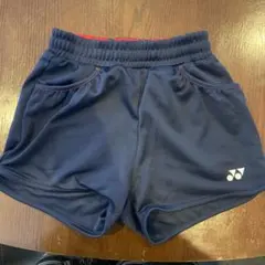 ネイビー ショートパンツ ウエストゴム ポケット付き