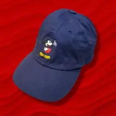 ✨Disney✨　ミッキーマウス　Mickey Mouse　キャップ　ネイビー
