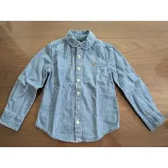 POLO RALPH LAUREN シャンブレーシャツ 青色