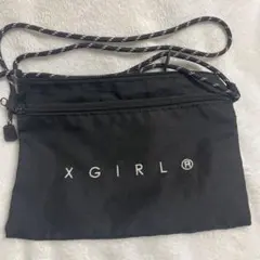 X-GIRL ブラック ショルダーバッグ