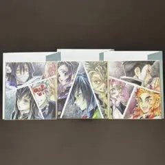 鬼滅の刃 柱合会議・蝶屋敷編・提供イラスト ランダム複製ミニ色紙 3枚セット