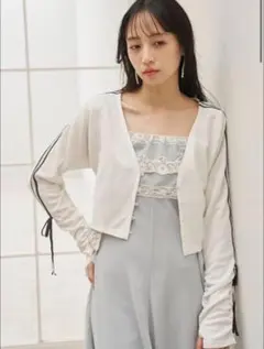 SNIDEL 【LUMISHADE】UVラインボレロのサムネイル