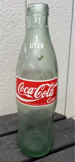 Coca-Cola 鉄看板　 1リットル ガラス瓶 2025年最新】コカコーラ 瓶 1リットルの人気アイテム - メルカリ