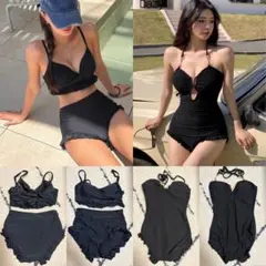 新品未使用♡ブラック水着2点セット♡