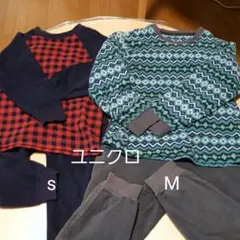 ユニクロキッズパジャマ S、Mセット