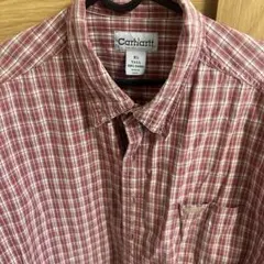 00s〜Carhartt チェック柄 半袖シャツ XL