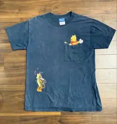 【希少】Disney くまのプーさん　Tシャツ USA古着 90s風 M