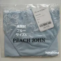 【未開封】新品未使用 ピーチジョン ぷるふわフラワーブーケショーツ ブルー/S