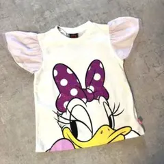 ディズニー 袖チュールTシャツ 8093K  デイジー 新品 100