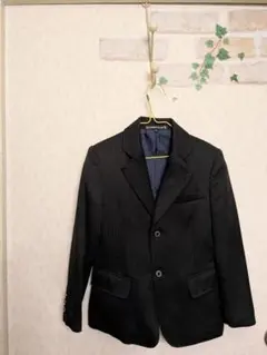 MEN'S CLUB 黒フォーマルスーツ ショートパンツ　120㌢