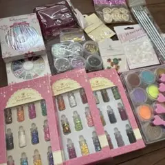 ネイルパーツセットとツール