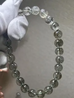 グリーンルチルクォーツ　ブレスレット　①