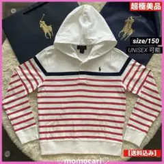 POLO RALPH LAURENストライプスエットフーディ×polo×pony