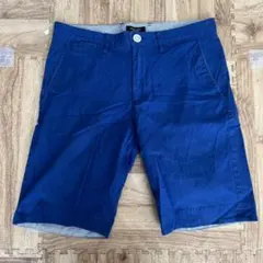 【値下げ】BURBERRY BLACK LABEL ネイビーショートパンツ 76