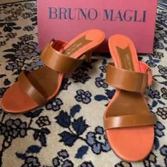 BRUNOMAGLI ブルーノマリ サンダル ブラウン スエード 美品 BRUNOMAGLI / ブルーノ マリ | レザー ウェッジソール