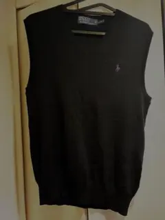 Polo by Ralph Lauren ブラック Vネック ベスト