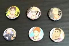 ハイキュー くじ 缶バッジ