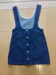 GU ジャンバースカート デニムブルー　120cm