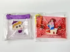 クレヨンしんちゃん　ミニポーチ　ミニクリアポーチ