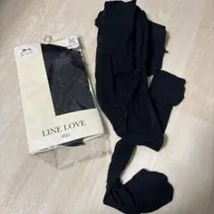 バラ柄　網　ガーターデザイン　お洒落　ストッキング 2足セット　ブラック　黒