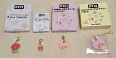BT21 TATA チャーム、アクリルキーチェーン 4点 まとめ売り