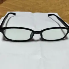 ブルーライトカット PCメガネ 25％カット ブラック