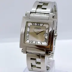 稼働】FENDI フェンディ 腕時計 7050G スモールセコンド スクエア