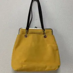 あやのこうじ ★がま口ショルダーバッグ★イエローのサムネイル