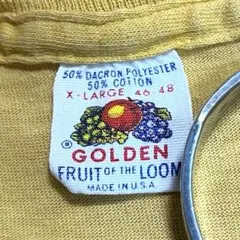 FRUIT OF THE LOOM 70s 80s USA製 Tシャツ XL