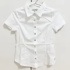 COYSEIO 水色 半袖ボタンシャツ NANA SKYBULE SHIRT COYSEIO 水色 半袖ボタンシャツ NANA SKYBULE SHIRT - メルカリ