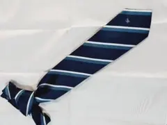 BURBERRY BLACK LABEL ネクタイ ネイビー ストライプ