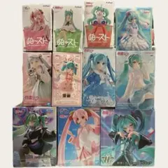 初音ミク フィギュア まとめ売り 11点セット　雪ミク　桜ミク　チロルミクなど 初音ミク フィギュア まとめ売り 11点セット 雪ミク 桜ミク チロルミク