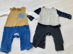 BRANSHES 80cm ロンパース・カバーオール 2点セット