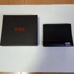 TUMI 二つ折り財布 ブラック レザー ナイロンのサムネイル