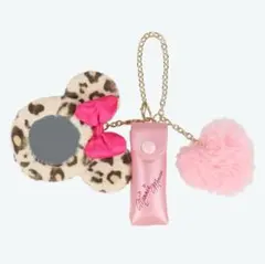 ディズニー ミニー ヒョウ柄 レオパード リップケース ポーチ