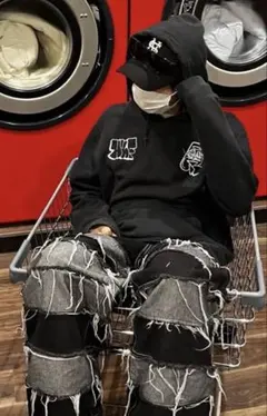 y2k ワイドデニムパンツ　ジーンズ