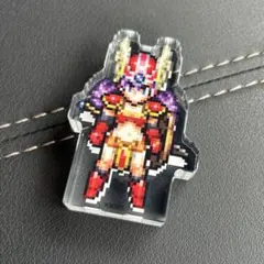 【美品】ドラゴンクエスト3 アクリルブロック 戦士（女） ドット絵 ドラクエⅢ