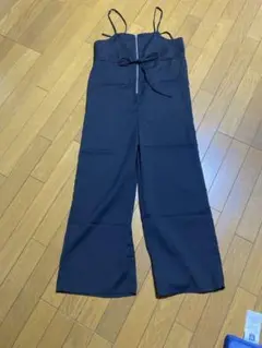 オールインワン サロペット 黒