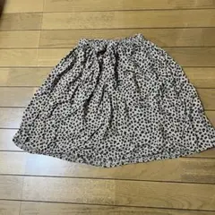【中古】H&M レオパード柄 スカート 122〜128サイズ
