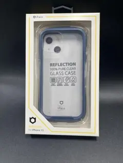 iPhone 15 スマホケース iFace Reflection ネイビー