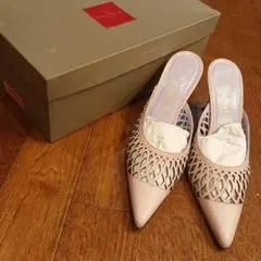 コールハーン パンプス ミュール ピンク パープル 6B