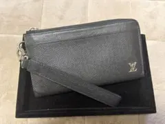 箱付き ルイヴィトン タイガ ジッピードラゴンヌ 長財布 黒 ブラック