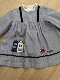 familiar ファミリア　ストライプ柄　チュニック　90