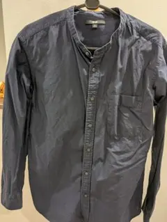 ユニクロネイビー 長袖シャツ